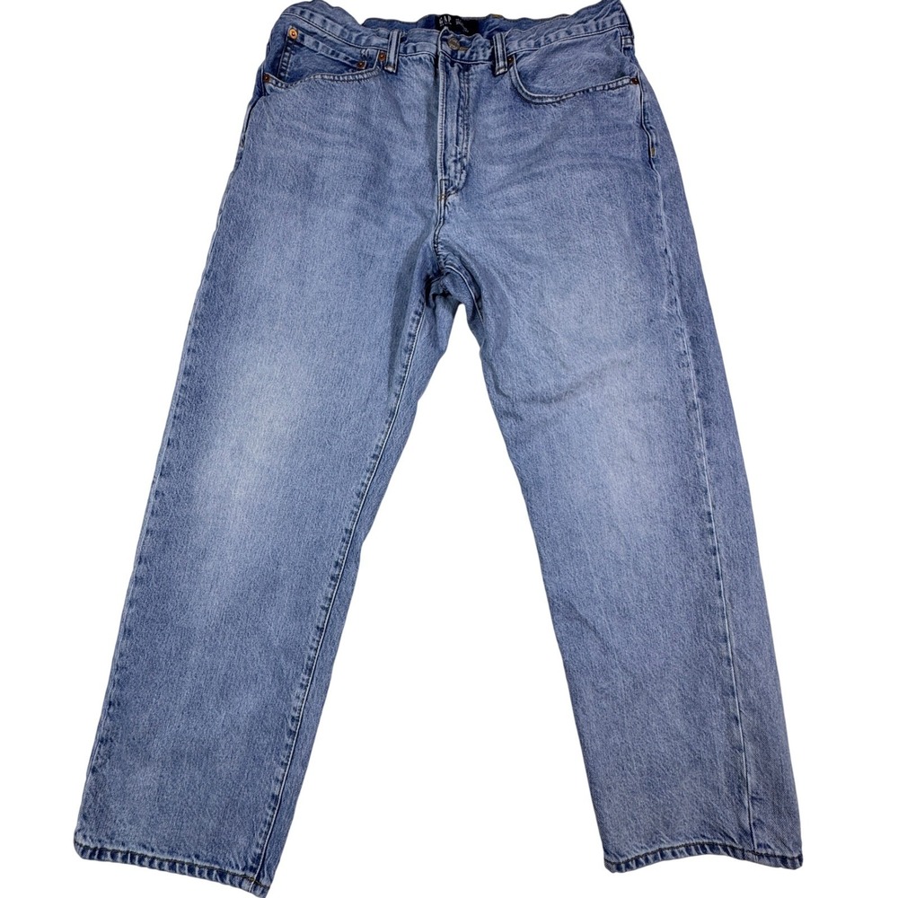 Gap Men's Jeans Original Straight Blue 36x30 Medium Wash 100% Cotton Denim